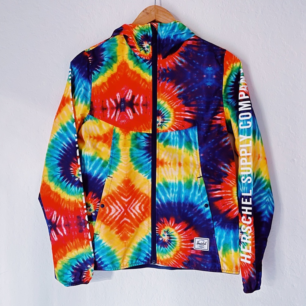 Herschel Supply Co. Tie-Dye windbreaker
